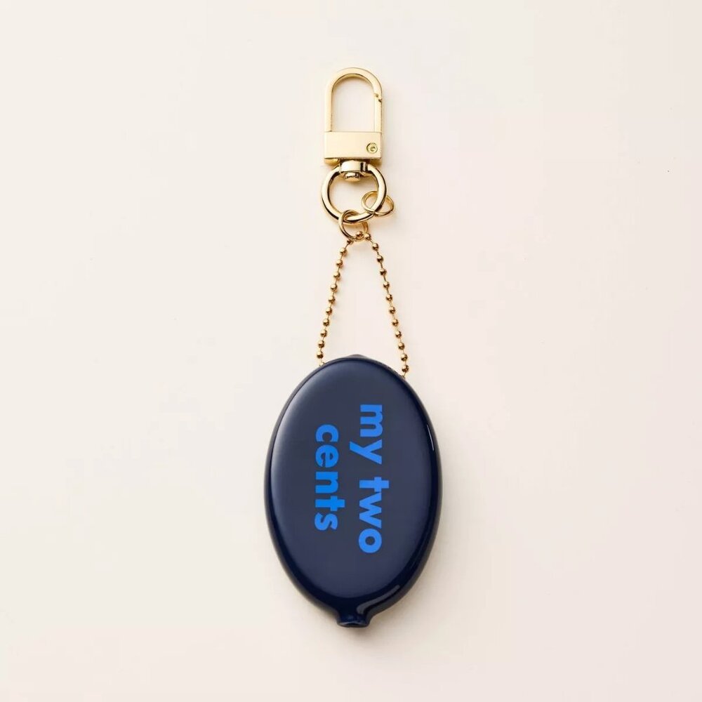 NWT kate spade new york x Target Blue My Two Cents Coin